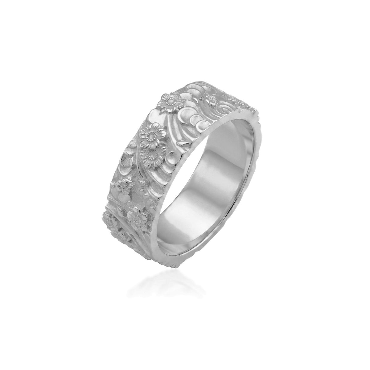 Flower Band Ring