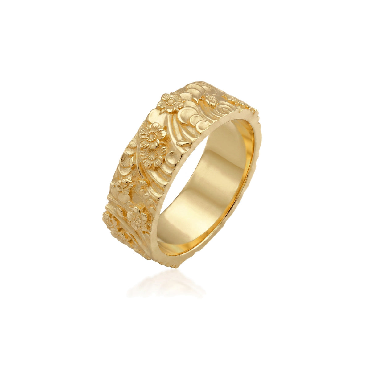 Flower Band Ring
