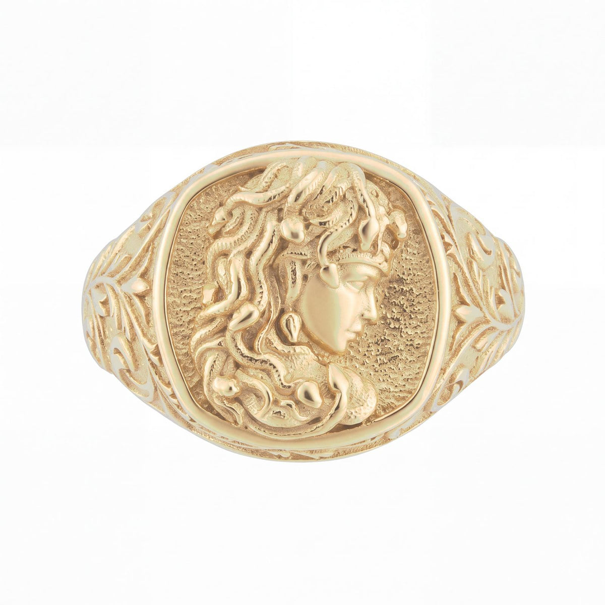 Medusa Signet Ring