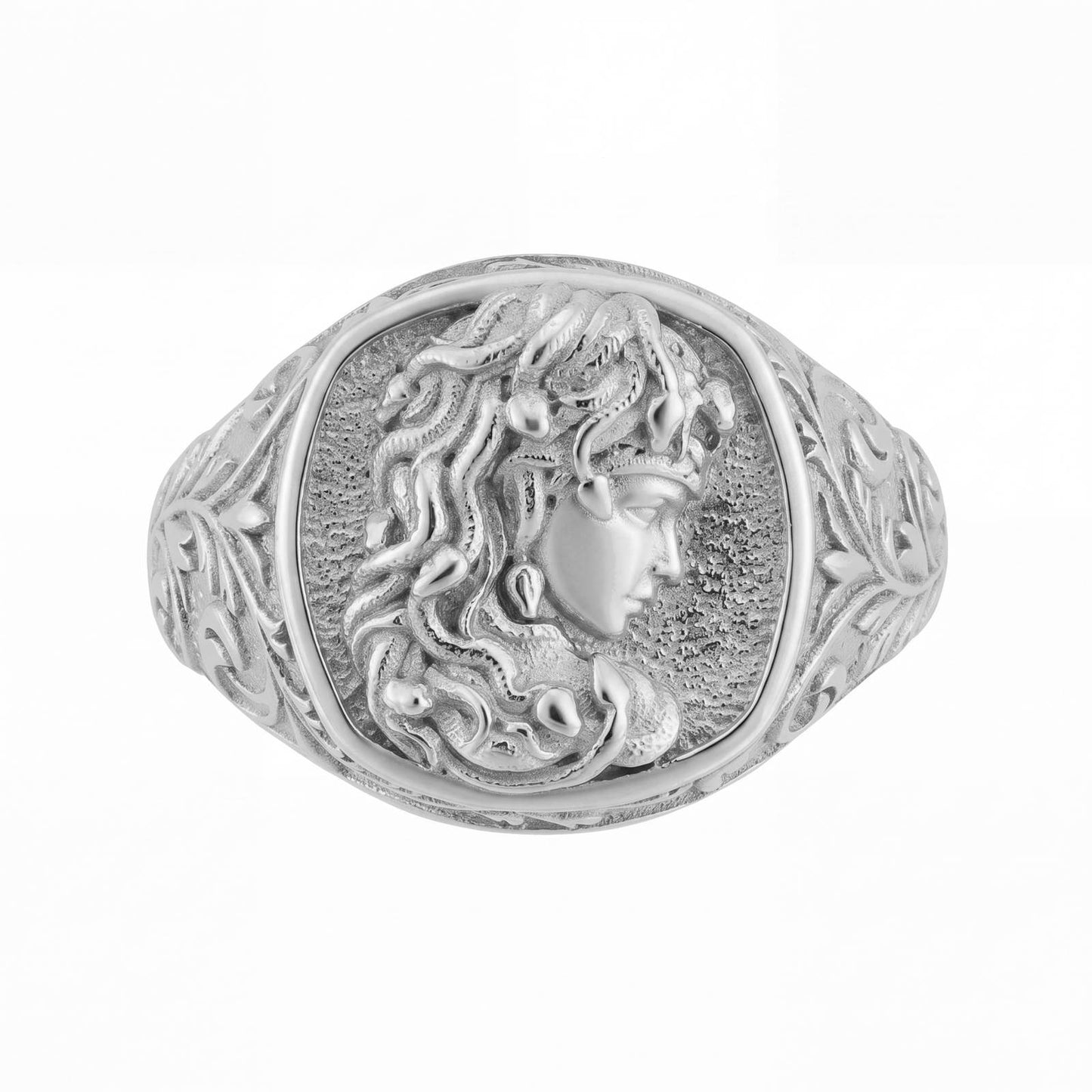 Medusa Signet Ring