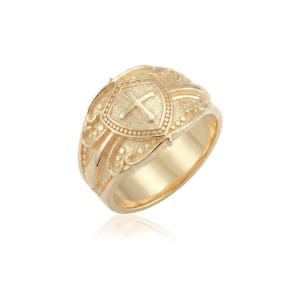 Cross Shield Ring