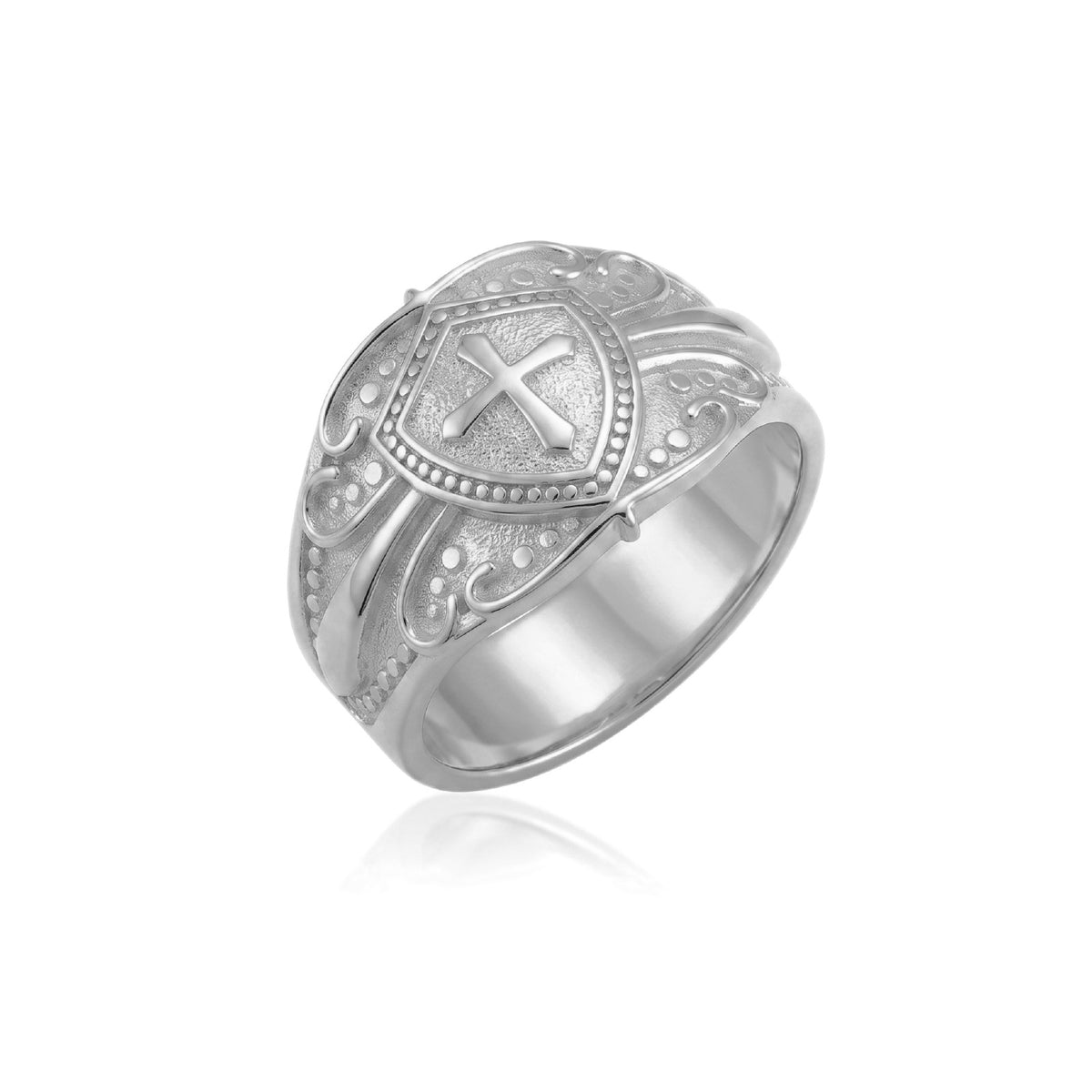 Cross Shield Ring