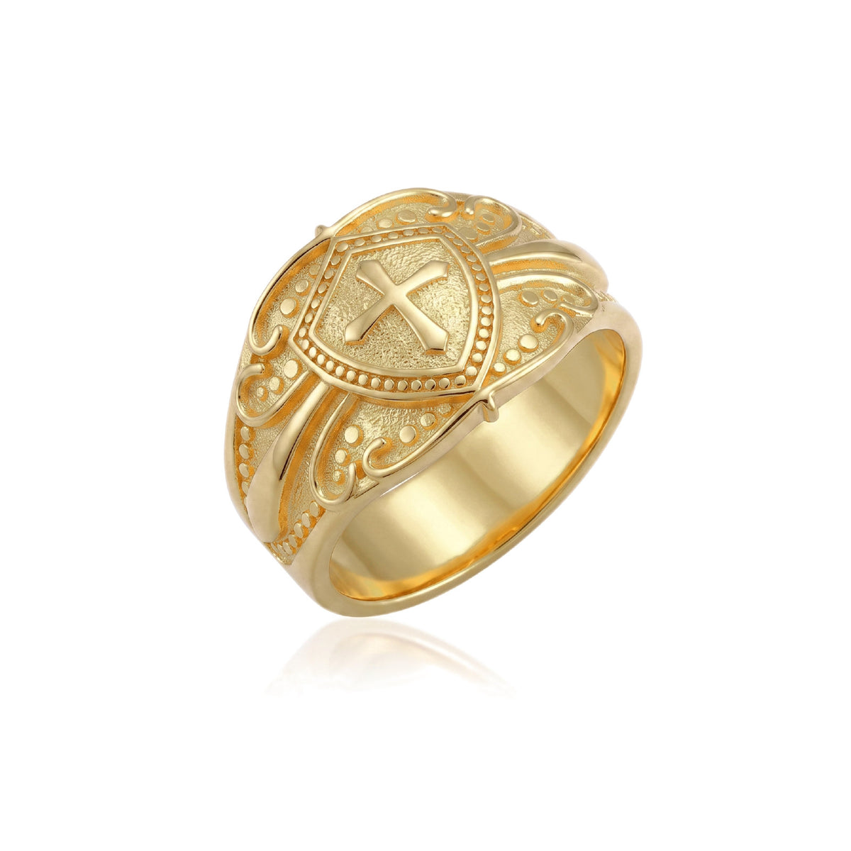 Cross Shield Ring