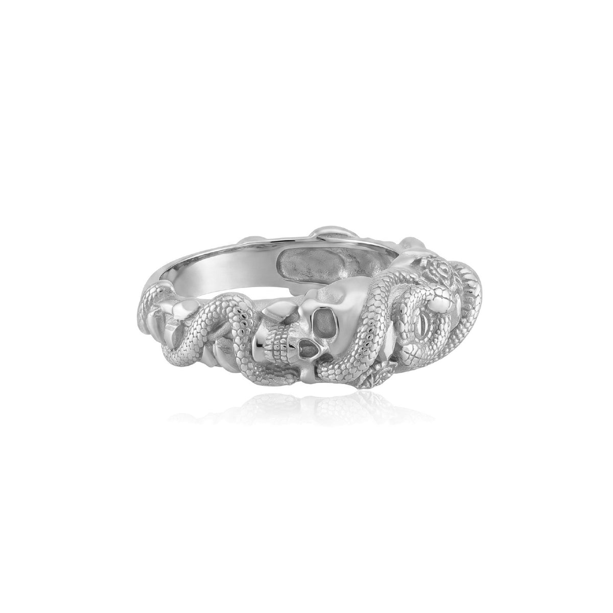Snake Skull Ring