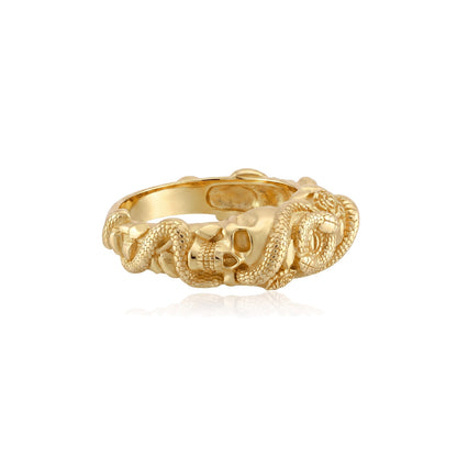 Snake Skull Ring