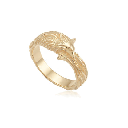 Fox Band Ring