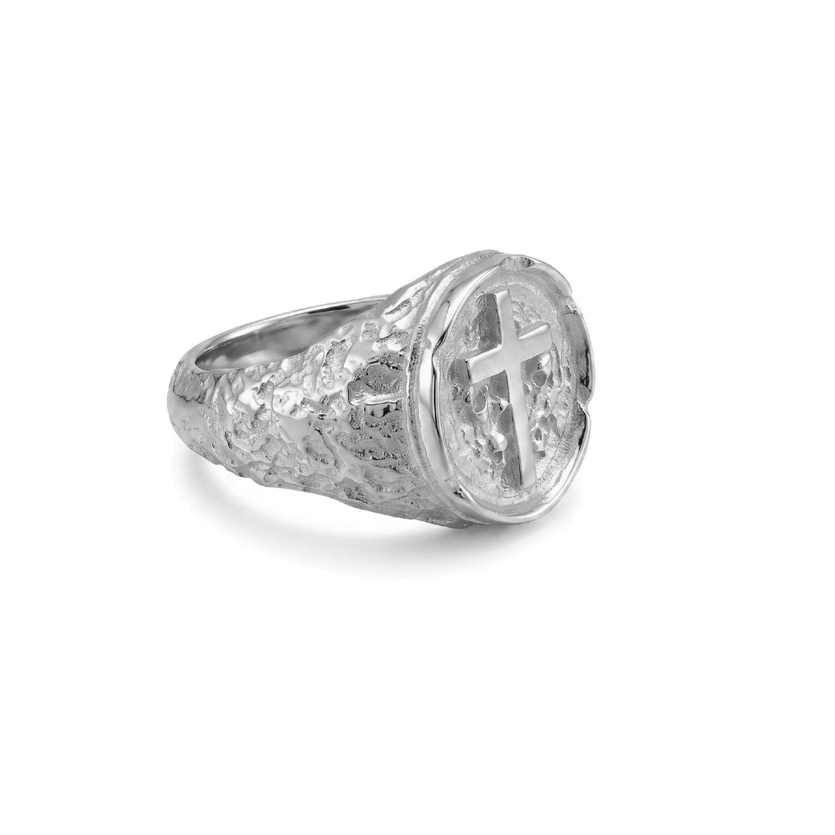 Crucifix Signet Ring