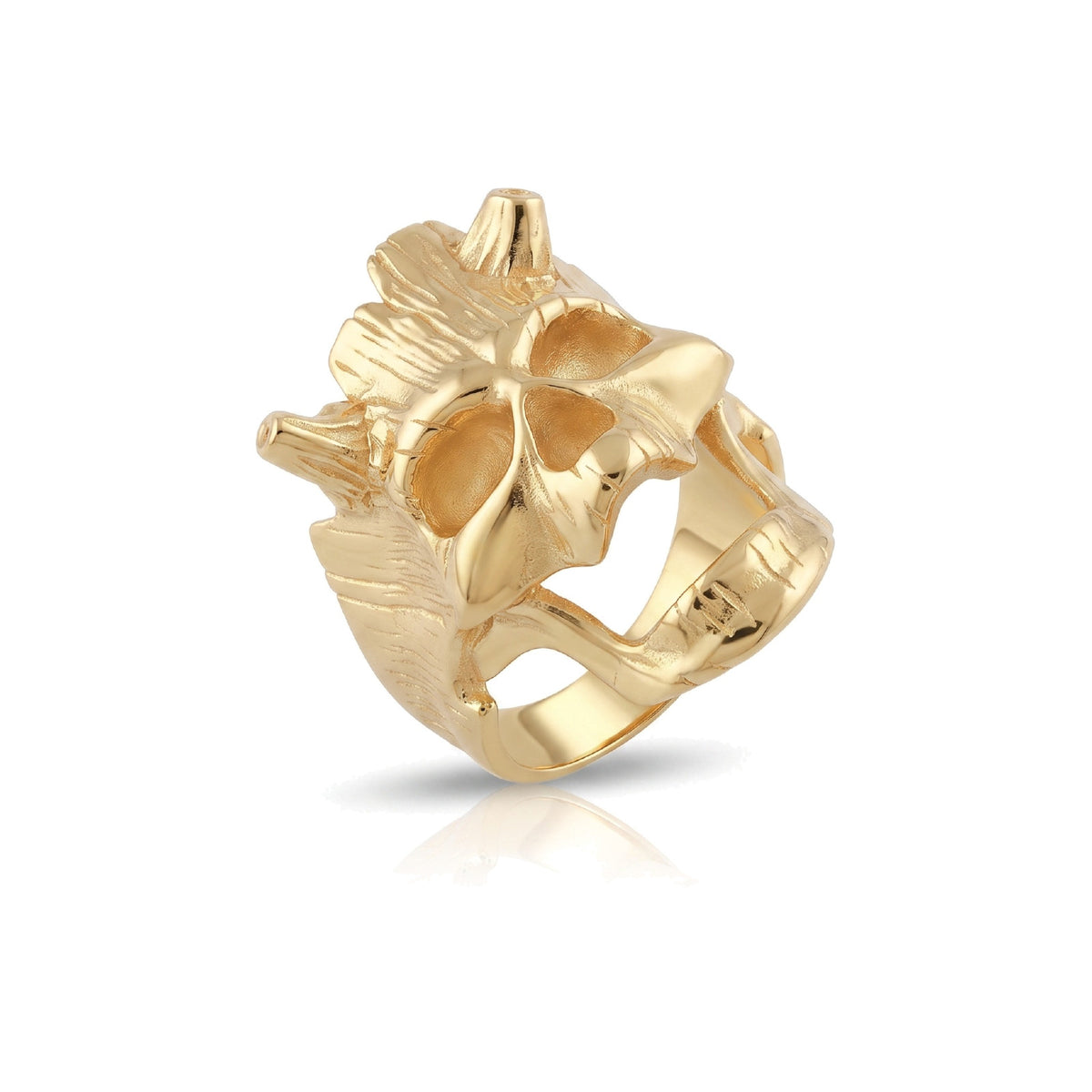 Horned Skull Ring