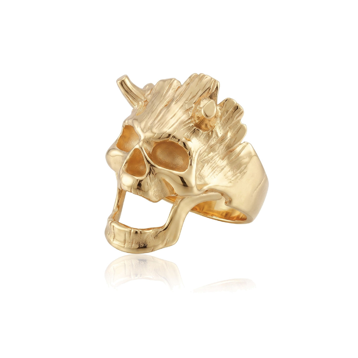 Horned Skull Ring