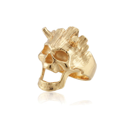 Horned Skull Ring