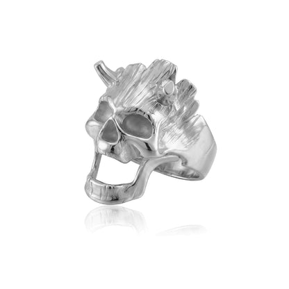 Horned Skull Ring