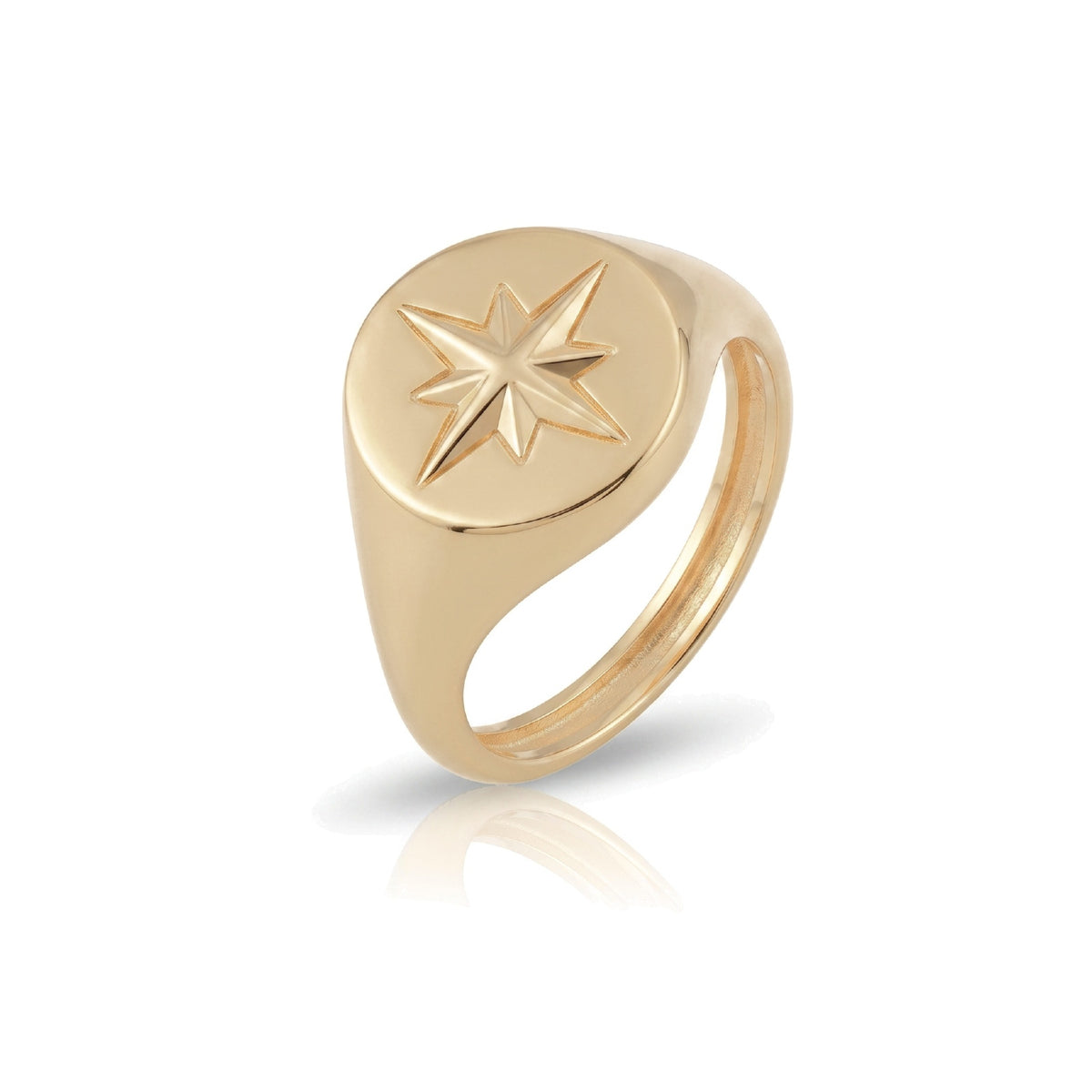 North Star Compass Ring