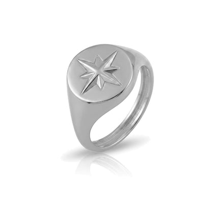 North Star Compass Ring