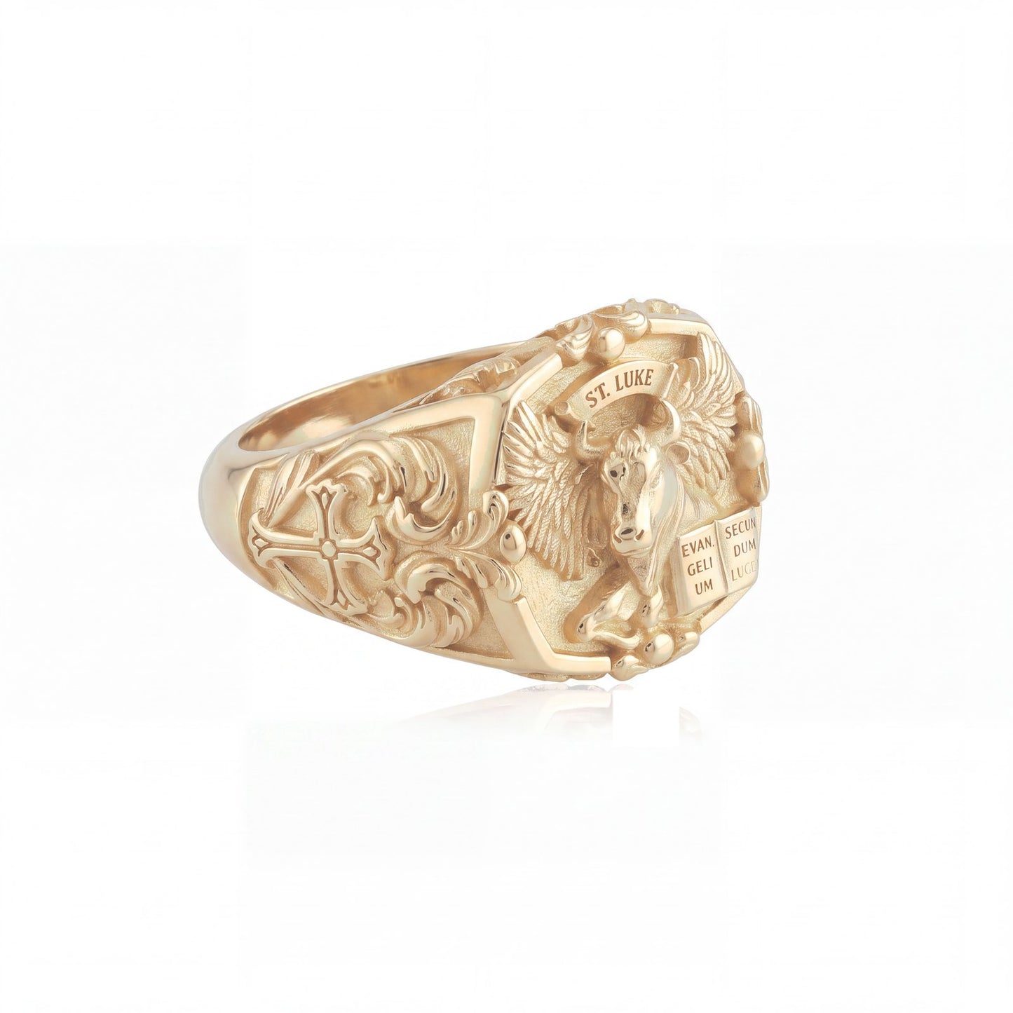 Saint Luke Signet Ring