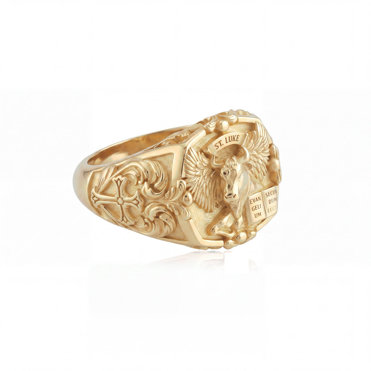 Saint Luke Signet Ring