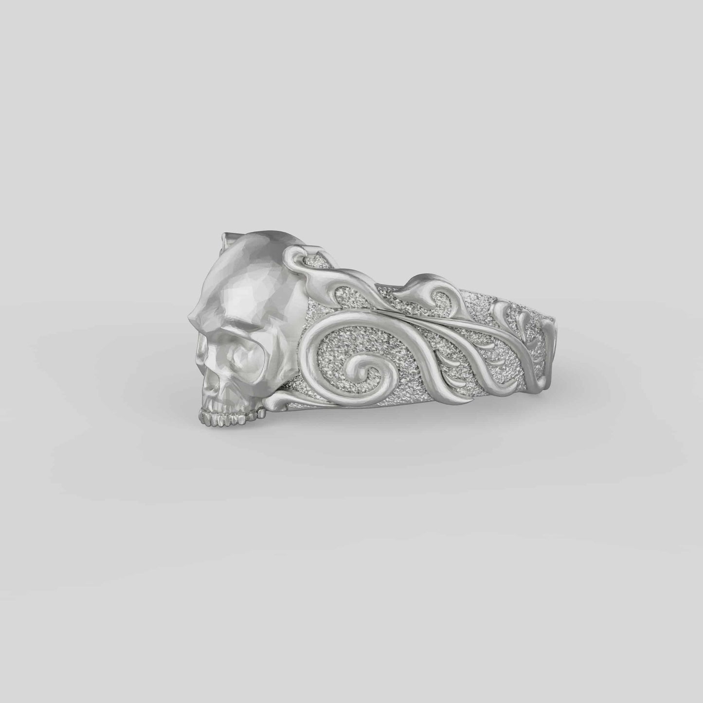 Baroque Skull Ring