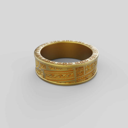 Maori Tribal Band Ring