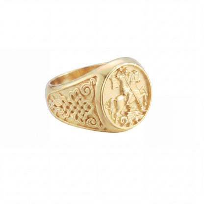 Saint George Signet Ring