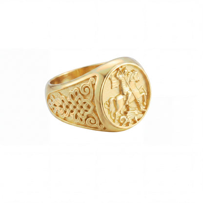 Saint George Signet Ring