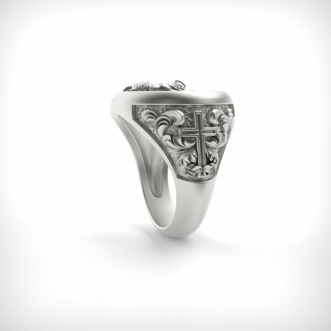 Christ Have Mercy On Us Ring