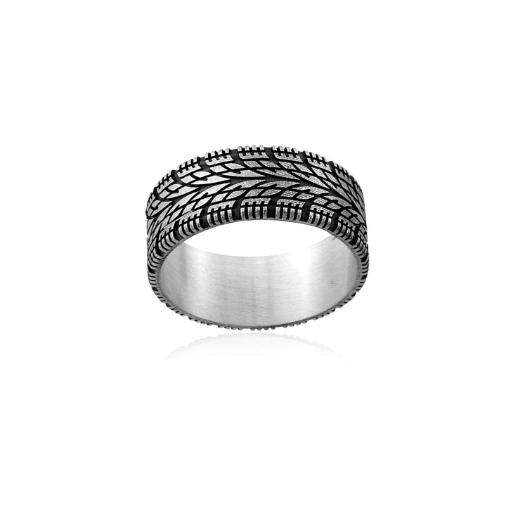 Treadline Tire Pattern Ring