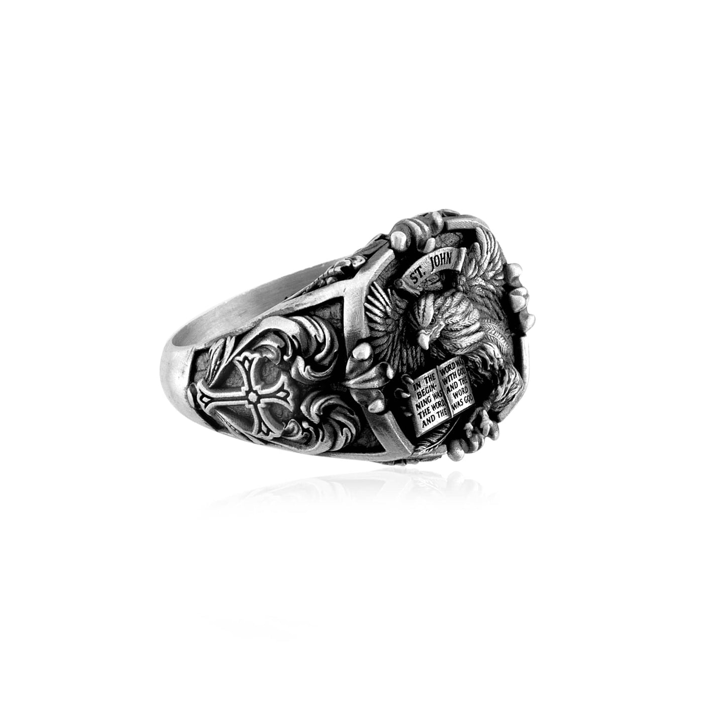 St. John Eagle Signet Ring