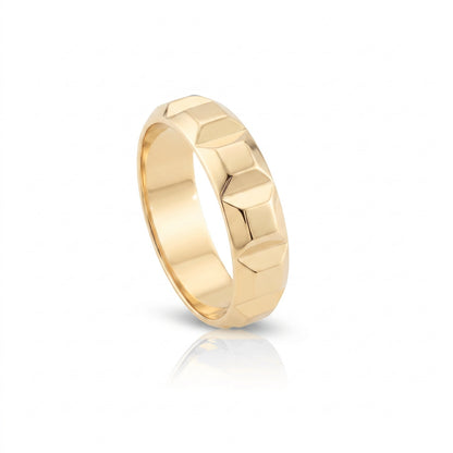 Carved Steel Ring