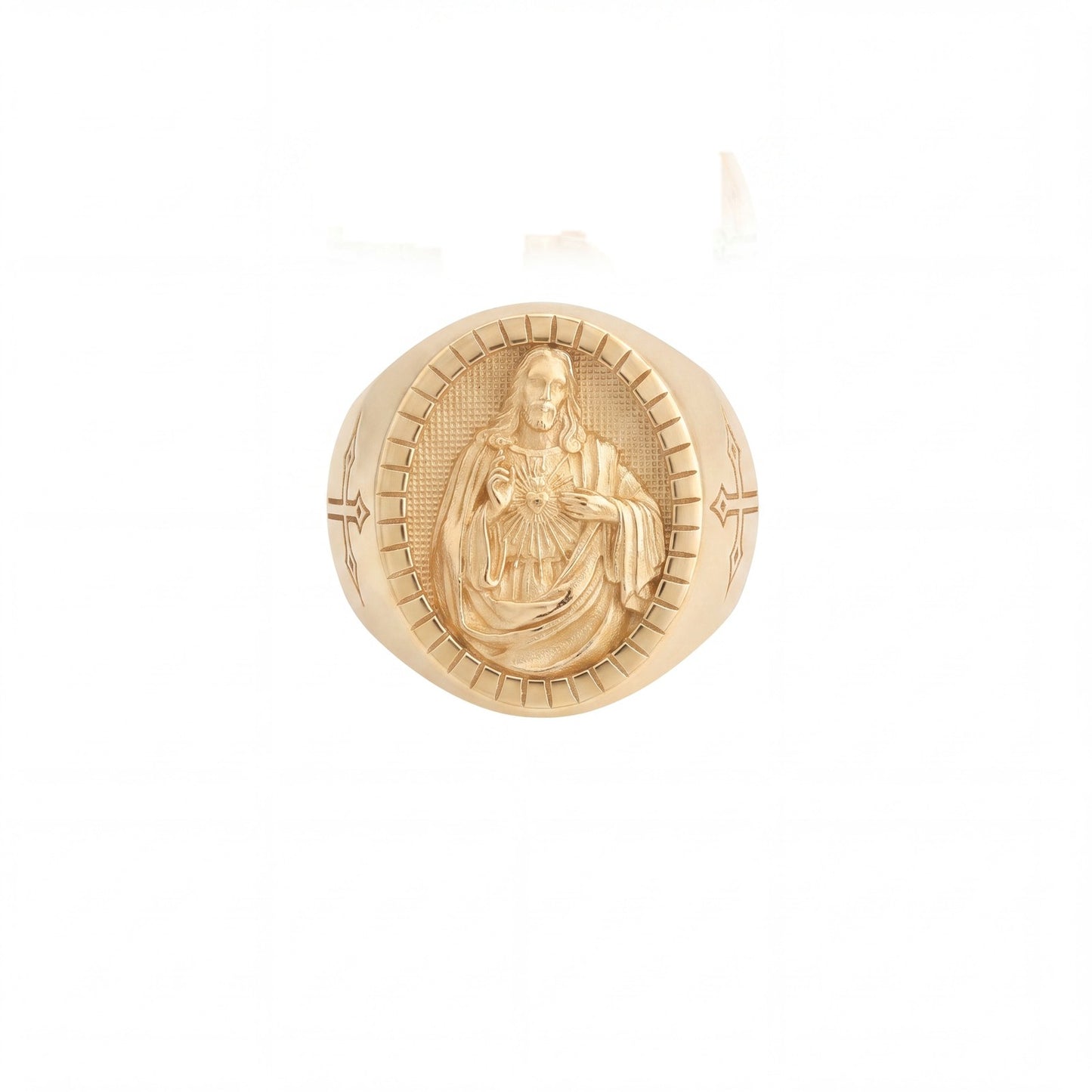 Sacred Heart Of Jesus Signet Ring