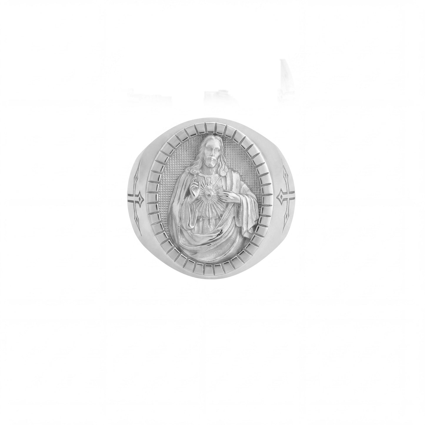 Sacred Heart Of Jesus Signet Ring