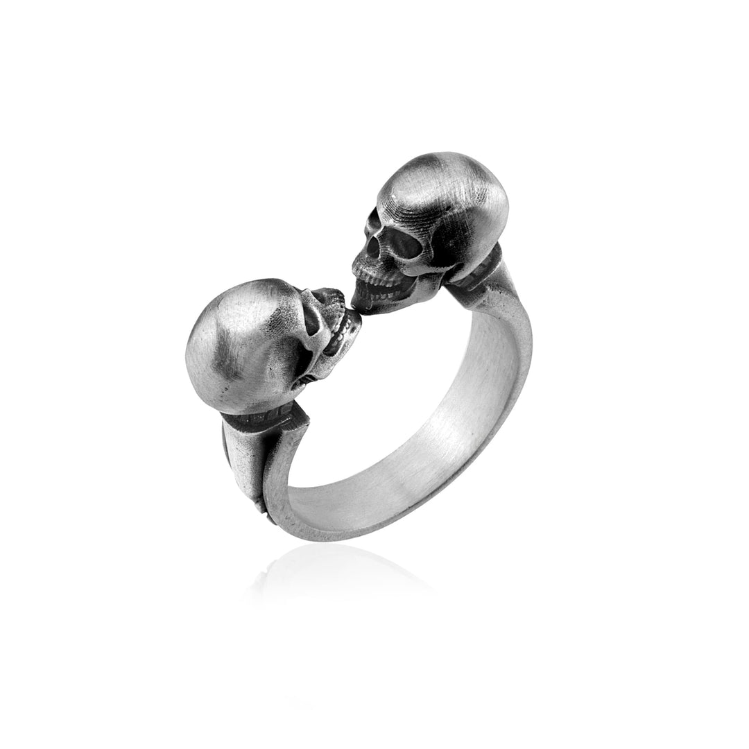 Twin Skull Bond Ring