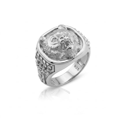 Savage Bear Signet Ring