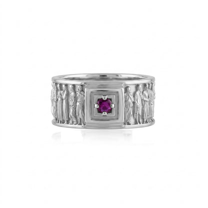 Amethyst Magistrates Ring