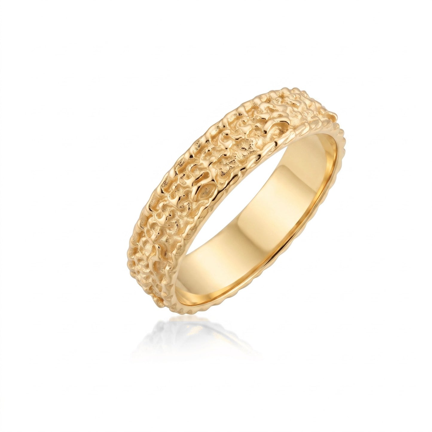 Baroque Acanthus Band Ring