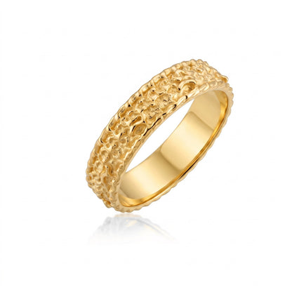 Baroque Acanthus Band Ring