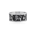 925 Sterling Silver Oxidized