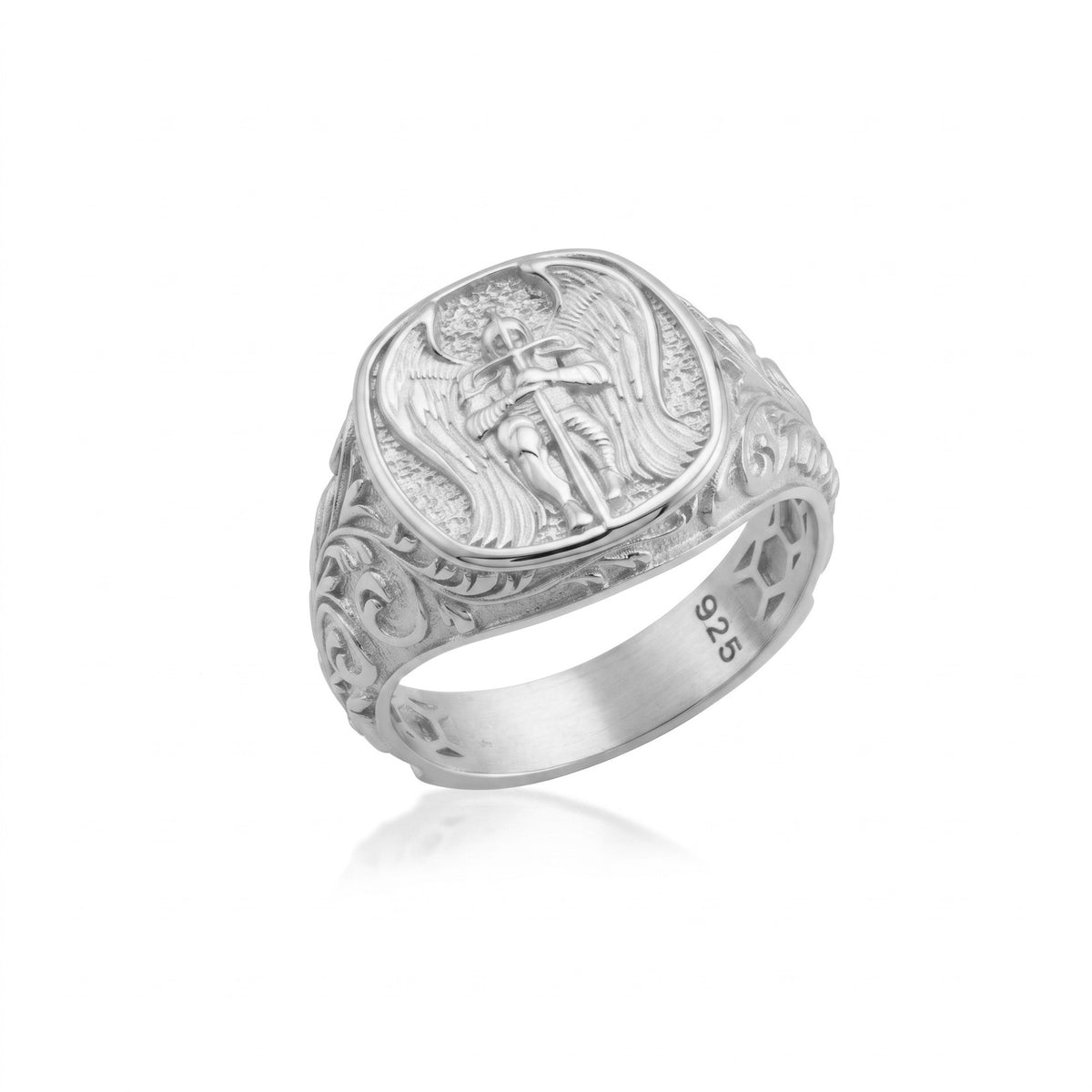 Archangel Sword Silver Ring