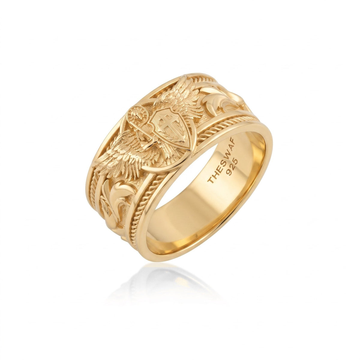 Crusader Guardian Band Ring
