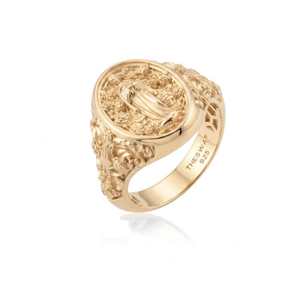 Our Lady of Roses Signet Ring