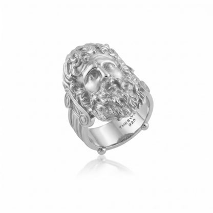 Olympian Sage Portrait Ring