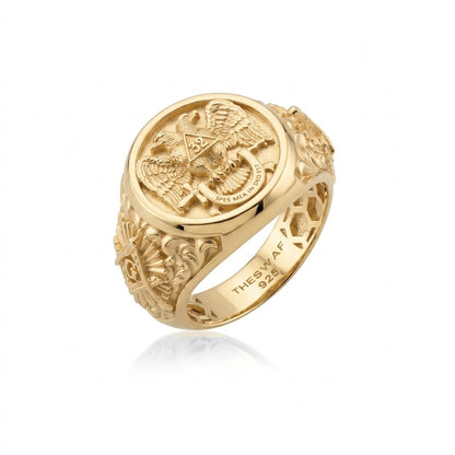 Scottish Rite 32nd Degree Eagle Ring