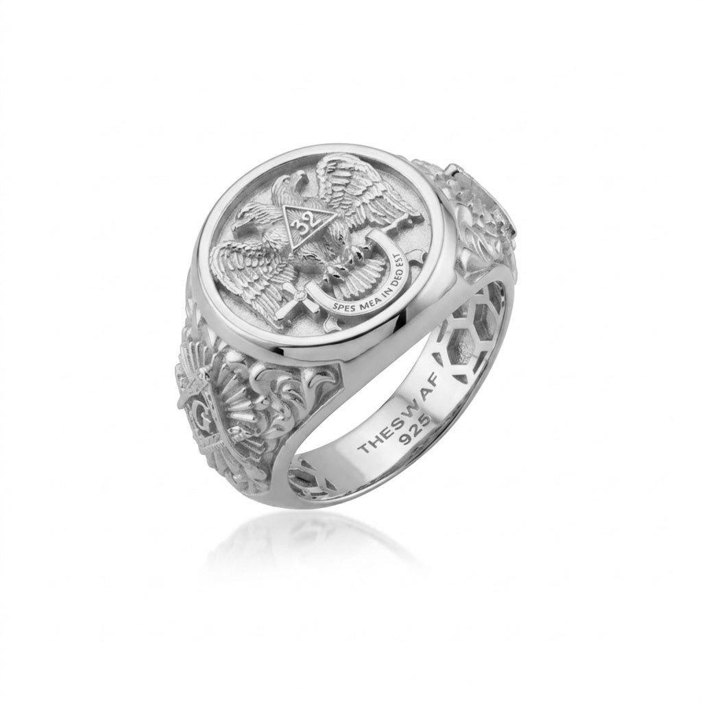 Scottish Rite 32nd Degree Eagle Ring