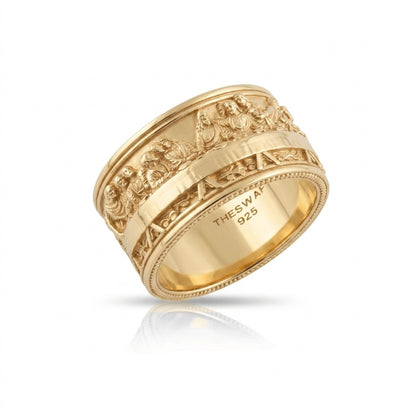 Last Supper Panorama Band Ring