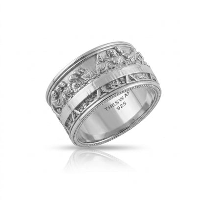 Last Supper Panorama Band Ring