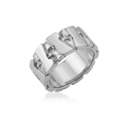 Skull Bastion Band Ring