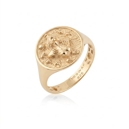 Memento Mori Scream Signet Ring