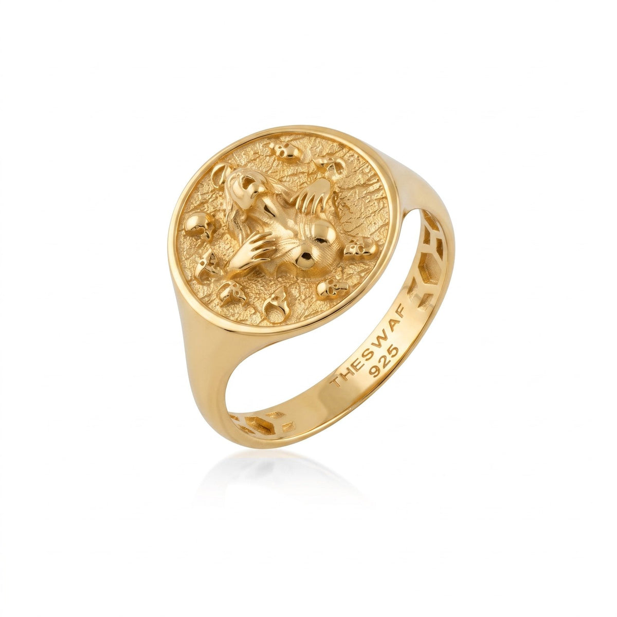 Memento Mori Scream Signet Ring