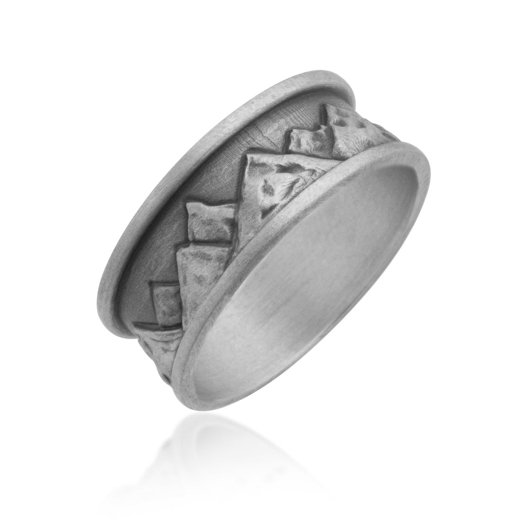 Alpine Ridge Mountain Band Ring