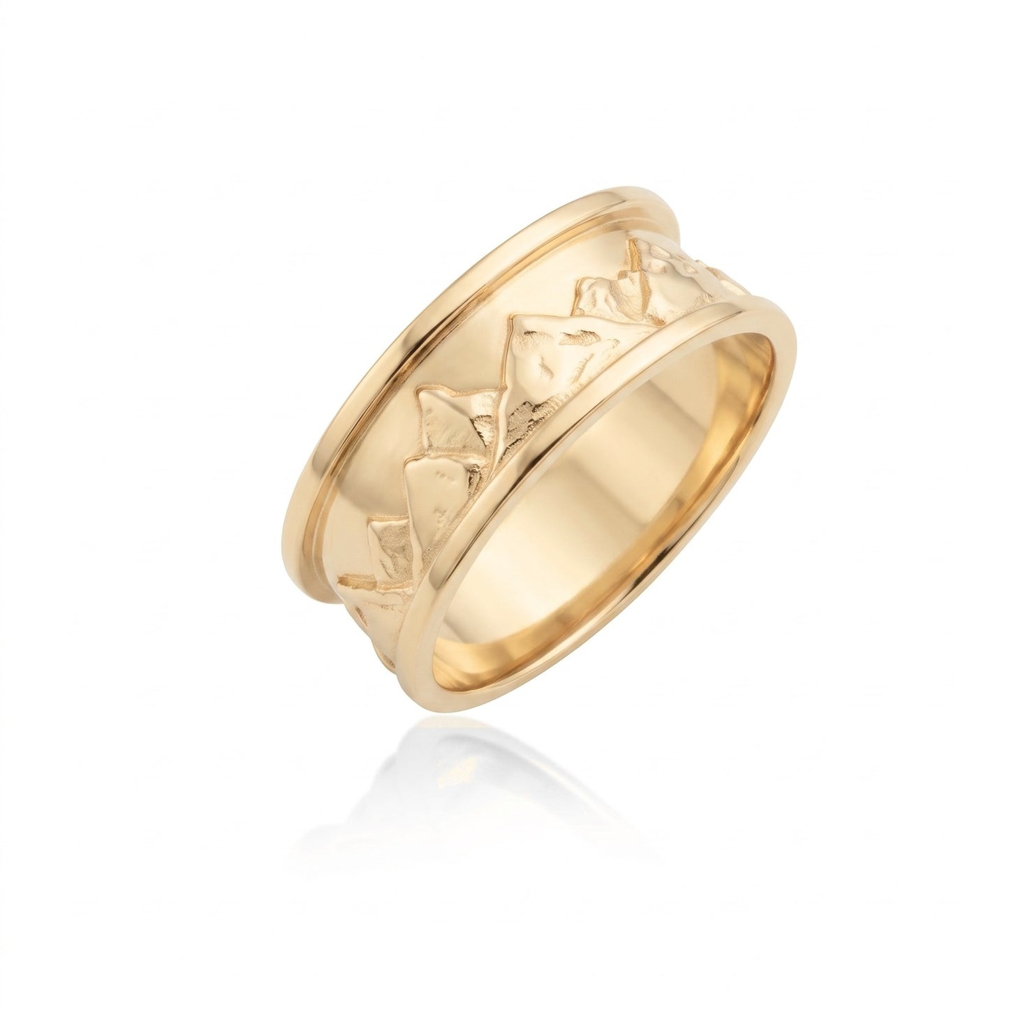 Alpine Ridge Mountain Band Ring