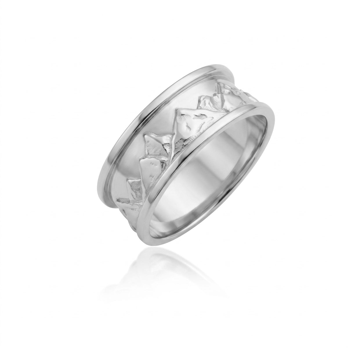 Alpine Ridge Mountain Band Ring