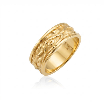 All-Seeing Eyes Surreal Band Ring